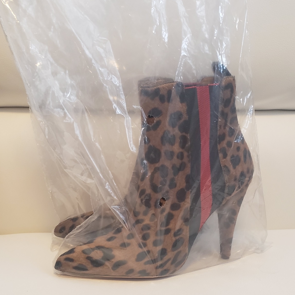 NWT Veronica Beard Fallon Boots Leopard 9.5 - Picture 13 of 16